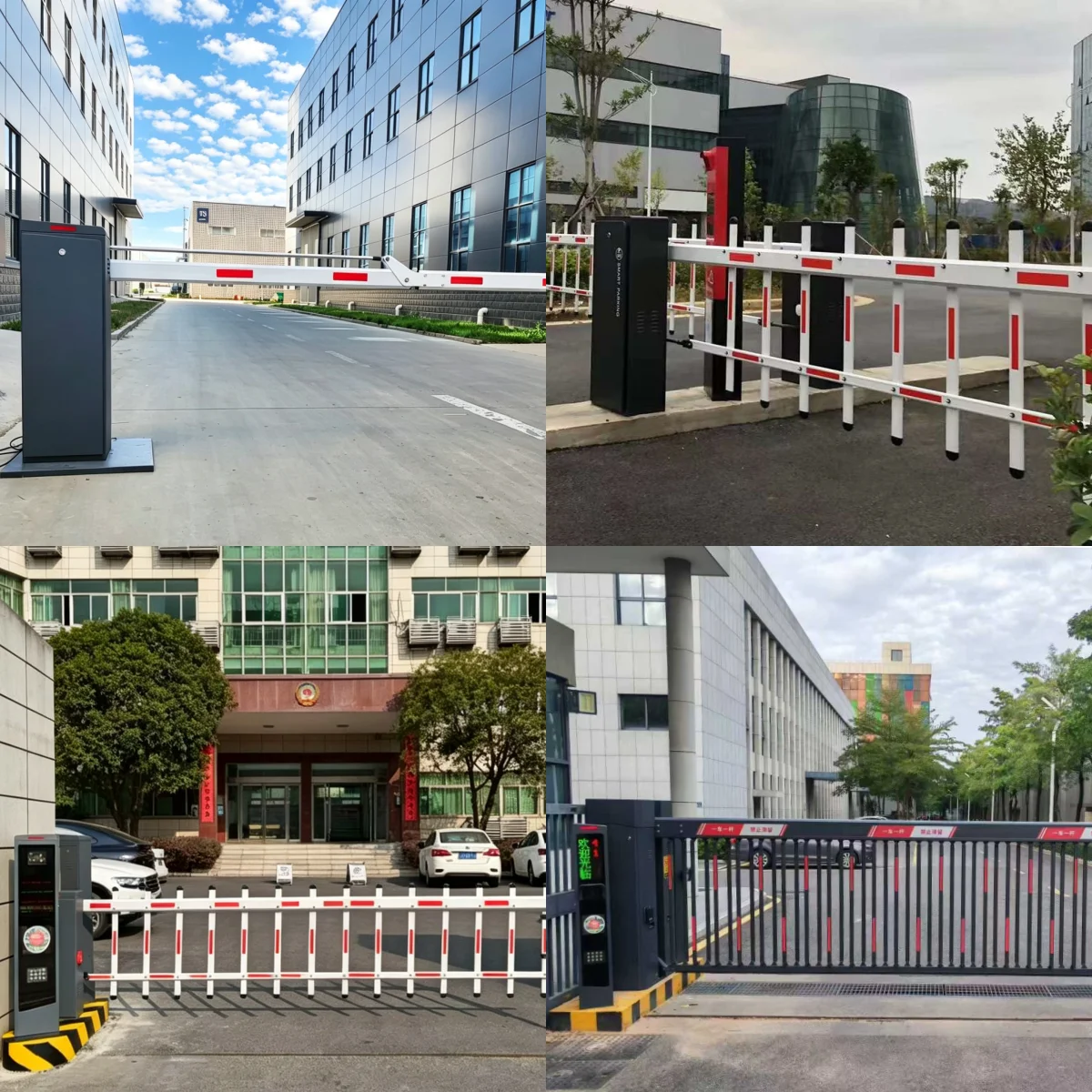 Automatic Parking Barrier Boom Arm Gate for Entrance Security - Smart Vehicle Access Control & Traffic Gate System