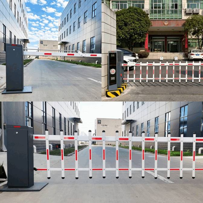 Weatherproof Aluminum Alloy DC Brushless Barrier Gate with LED Night Vision