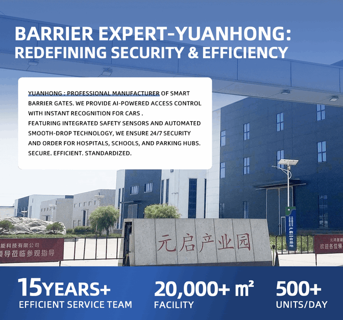 24V DC Motor Vehicle Access Control Barrier Gate with Advanced Anti-Collision Protection - Smart Parking Security System