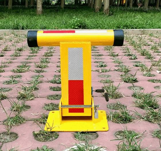 Heavy-Duty T-Shape Manual Parking Space Barrier Lock – 2-Ton Load-Bearing Durable Steel Parking Lock for Secure Vehicle Spaces
