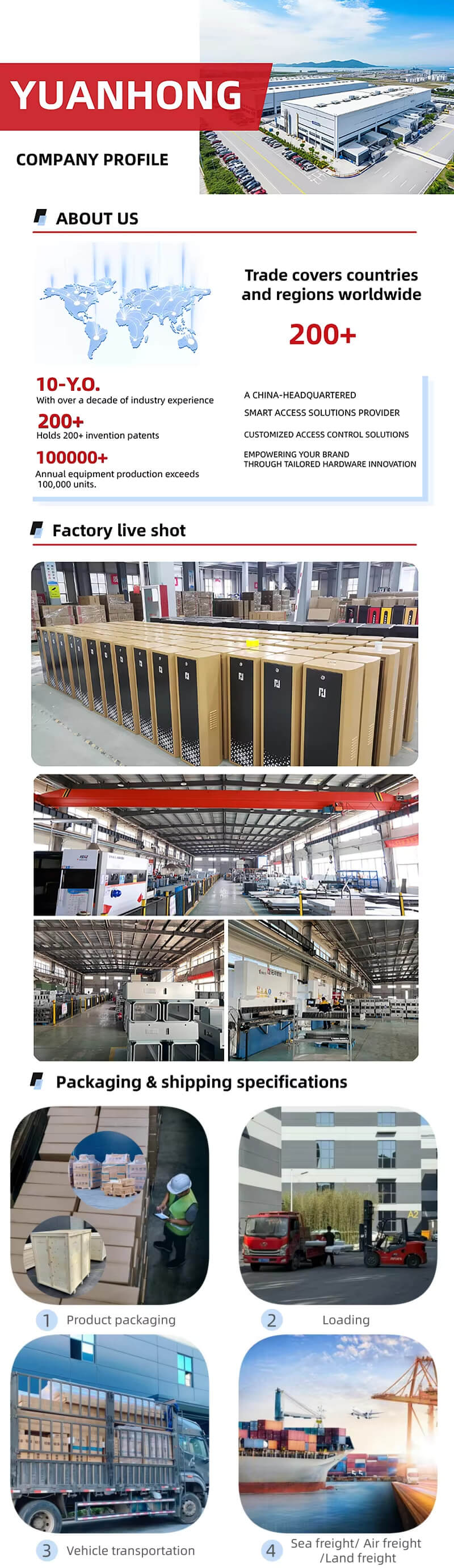 Thick cold-rolled steel chassis housing frame for industrial parking gates